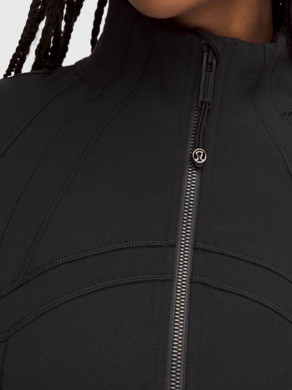 lululemon athletica Define Relaxed Fit Luon Black Full-Zip Performance Jacket - Picture 3 of 7